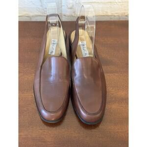 UNISA Womens Shoes Brown SlingBacks Flats 8B